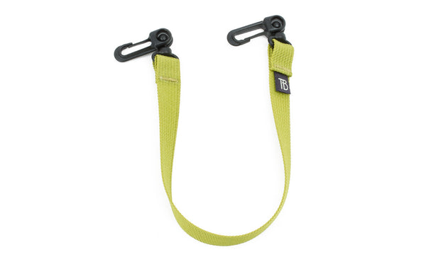 A 16-inch Wasabi (green) Key Strap with a snaphook at either end.